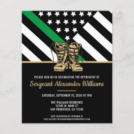 Einladung der Grünen Armee zum Militärruhestand