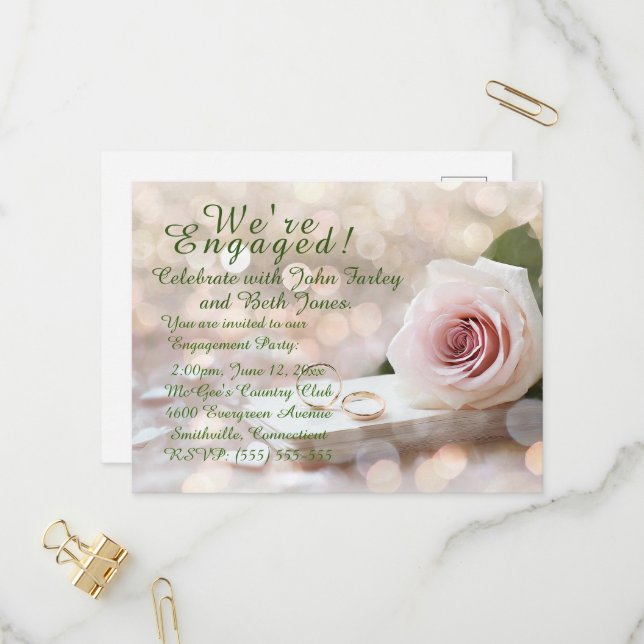 Einladung der Interessengruppe Postkarte (Vorderseite/Rückseite Beispiel)