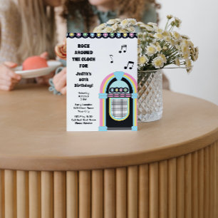 Einladung der Jukebox 50 zum Geburtstag