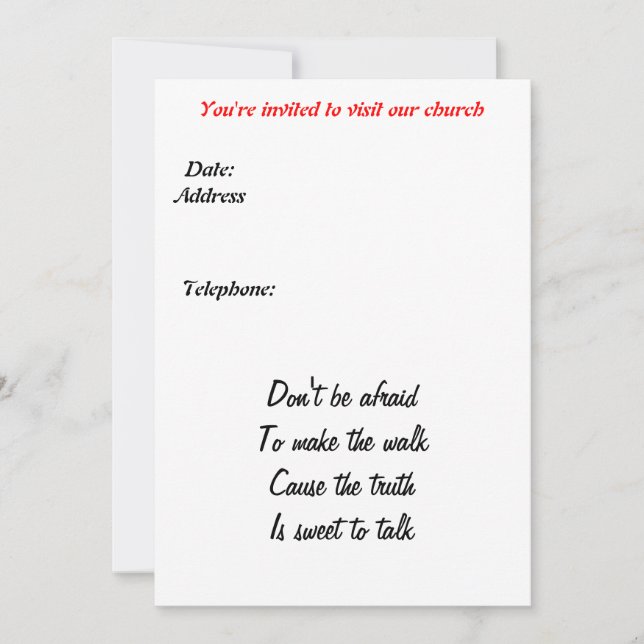Einladung der Kirche (Vorderseite)