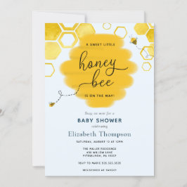 Einladung der kleinen Honey Bee Boy Baby Dusche