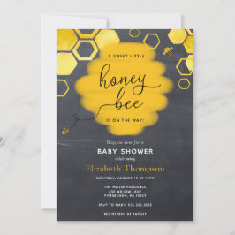 Einladung der kleinen Honey Bee Boy Baby Dusche