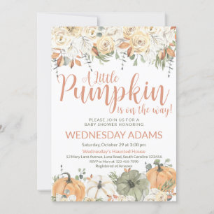 Einladung der kleinen Pumpkin Baby Dusche