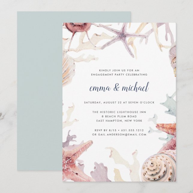 Einladung der Korallenriff-Gruppe (Vorne/Hinten)