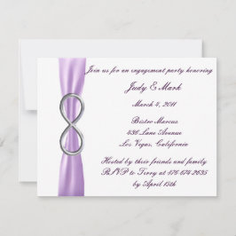 Einladung der "Lavender Infinity Engagement Party"