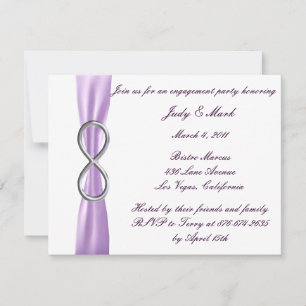 Einladung der "Lavender Infinity Engagement Party"