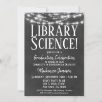 Einladung der Library Science Graduation Party