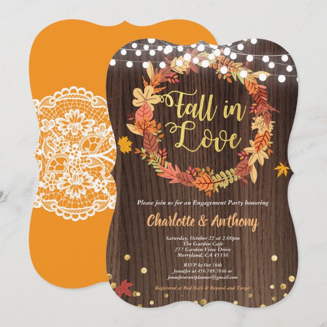 Einladung der Liebe (Vorne/Hinten)