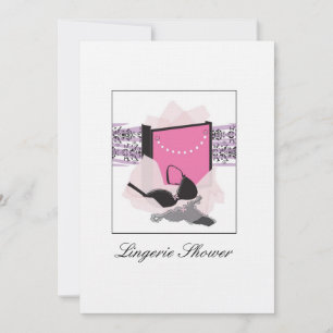 Einladung der Lingerie-Dusche