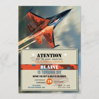 Einladung der Luftwaffe zum Geburtstag