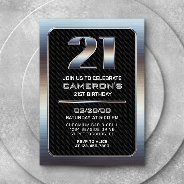 Einladung der Männer zum 21. Geburtstag (Von Creator hochgeladen)