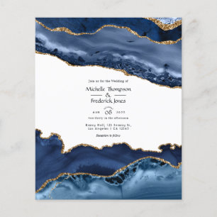 Einladung der Marine und der Gold Agate zum Hochze Flyer