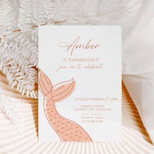 Einladung der Meerjungfrau, Minimalistisch, unter