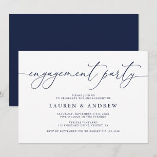 Einladung der Minimalistischen Navy-Engagement-Par