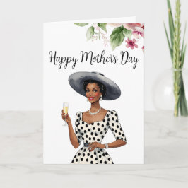 Einladung der Mutter - Dame mit dunkler Haut