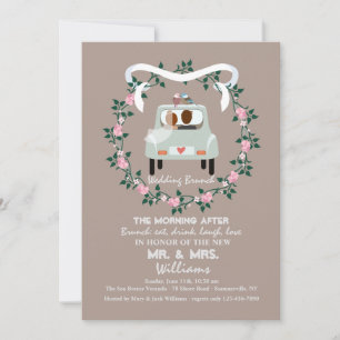 Einladung der Neugeborenen nach Hochzeitstag