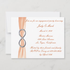 Einladung der Orange Infinity Engagement Party