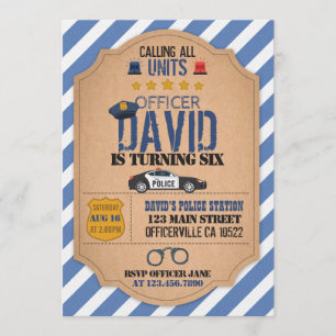 Einladung der Polizei zum Geburtstag