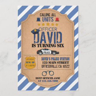 Einladung der Polizei zum Geburtstag