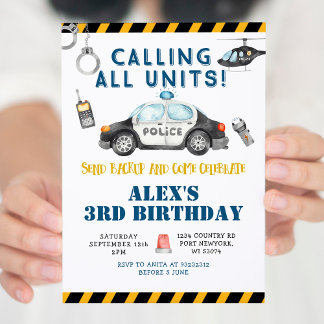 Einladung der Polizei zum Geburtstag