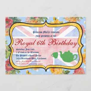 Einladung der Royal British Birthday Party