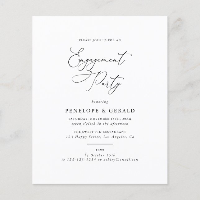 Einladung der schwarzen und weißen Interessengrupp (Vorderseite)