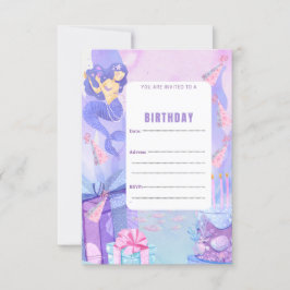 EINLADUNG DER SIRENA BIRTHDAY