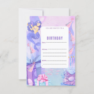 EINLADUNG DER SIRENA BIRTHDAY