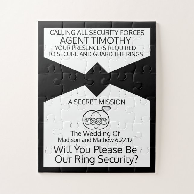 Einladung der Trägerrakete Puzzle (Vertikal)