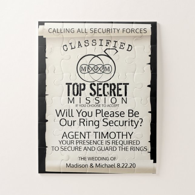 Einladung der Trägerrakete Puzzle (Vertikal)