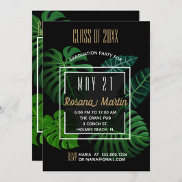 Einladung der Tropischen Blätter zur Graduationspa