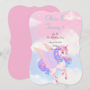 EINLADUNG DER UNICORN BIRTHDAY