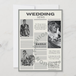 Einladung der Vintage Wedding Zeitung