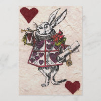 Einladung der weißen Kaninchen