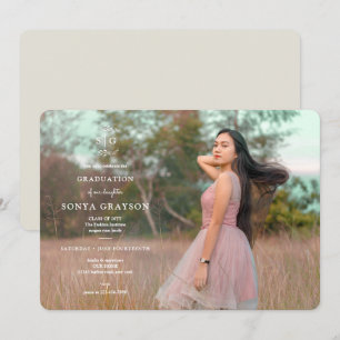 Einladung der "Wreath Initials Graduation Party"