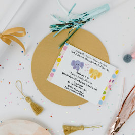 Einladung der ZwillingsBaby-Dusche