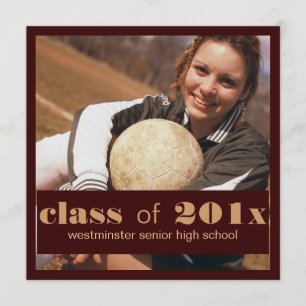 Einladung des Abschlusses "Big Foto"