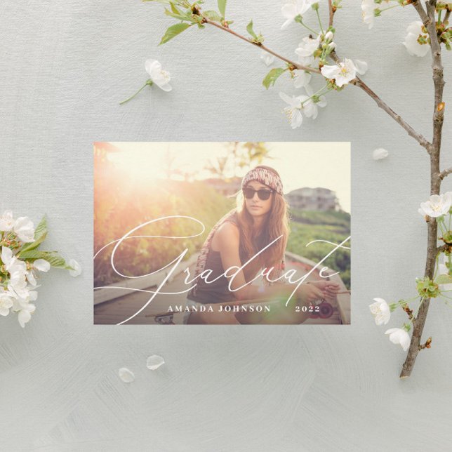 Einladung des Abschlusses "Big Graduate Script Fot (Von Creator hochgeladen)