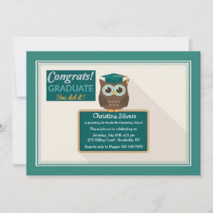 Einladung des Abschlusses "Blackboard Owl"