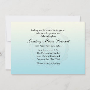 Einladung des Abschlusses der blinden Justiz