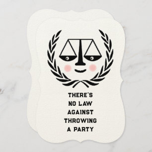 Einladung des Abschlusses der Juristischen Fakultä