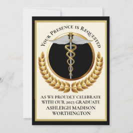 Einladung des Abschlusses der Medizinschule