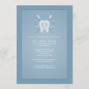 Einladung des Abschlusses für Zahngesundheit