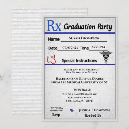 Einladung des Abschlusses zur ärztlichen Verschrei