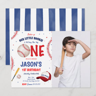 Einladung des Baseball-Fotos