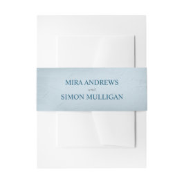 Einladung des Bauchbands zu Wasser und Eiselemente Einladungsbanderole