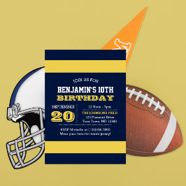 Einladung des Blue and Gold Teams zum Geburtstag