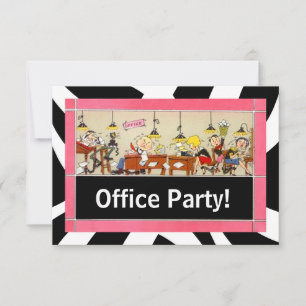 Einladung des Business Office-Party zu harten Arbe