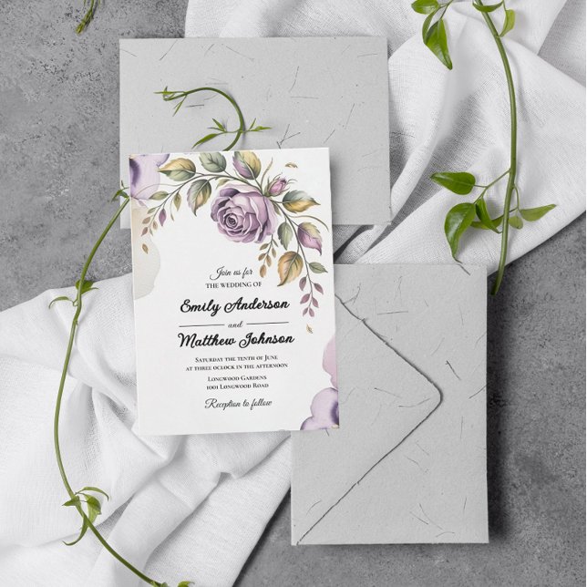 Einladung des Designers zur Lila Rose (Von Creator hochgeladen)