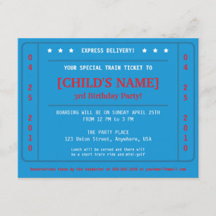 Einladung des Express-Zuges